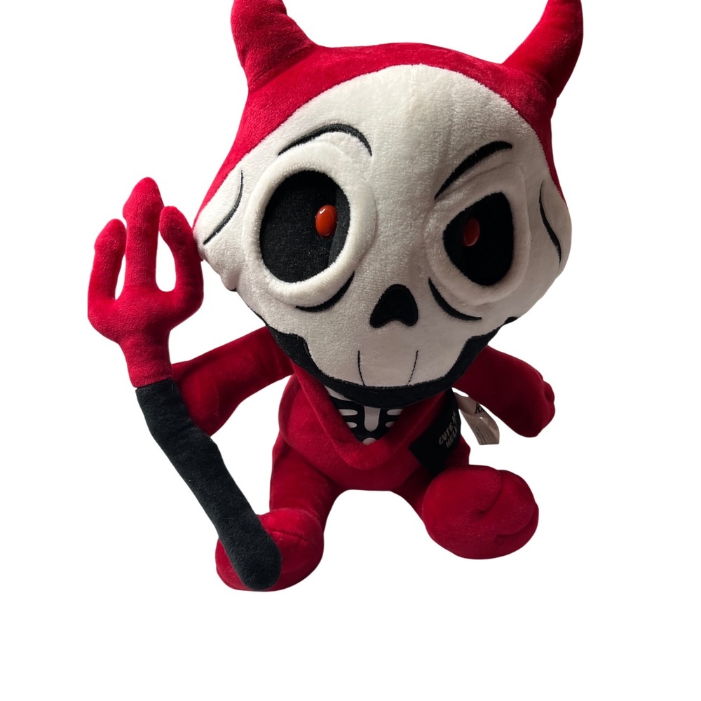 Killstar Kreeptures Lil Devil DOOM Plush Red Skeleton Gothic Halloween‎ Toy